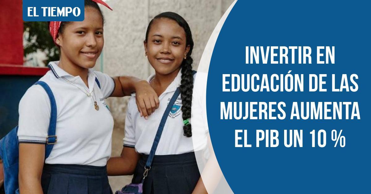 ELTIEMPO's tweet photo. Las inversiones que permitan a las niñas y adolescentes finalizar la educación secundaria podrían impactar positivamente en el Producto Interno Bruto de los países. Estas son las razones 👉 https://t.co/LO0qiqUH7n https://t.co/UHslJ339jr