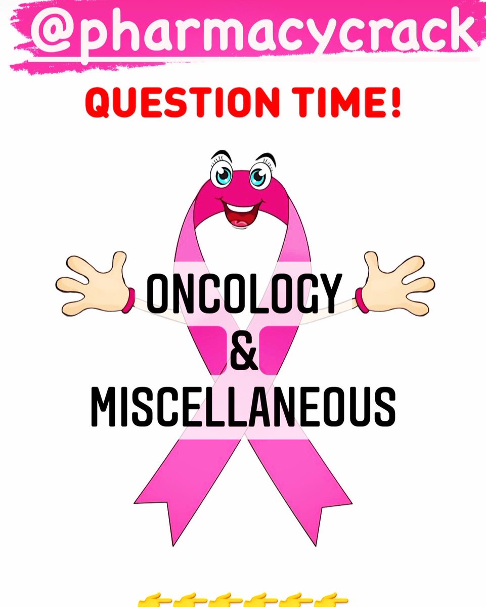 PharmacyCrack's tweet photo. Please Follow for Great Drug Trivia and Boost your Pharmacology Drug IQ!! #drugiq #pharmacology #oncology https://t.co/nxNe8CwJgk