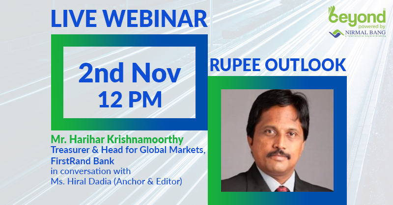 NirmalBang's tweet photo. #LiveWebinar - #RupeeOutlook by Mr. Harihar Krishnamoorthy, Treasurer and Head for Global Markets, FirstRand group with Ms. @Heeraal Anchor and Editor
#financialservices #economy #FirstRandBank
(Find the registration link in the comment) https://t.co/7eV1ceglFB