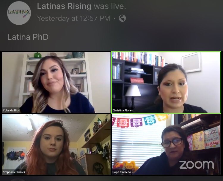 Cortesducks's tweet photo. I am so proud to see my niece Dr. Christina Flores and NCISD very own   Dr. Ríos on Latinas rising share their story of being a Latina woman! You ladies are such an inspiration! https://t.co/MwBlp3wxQC