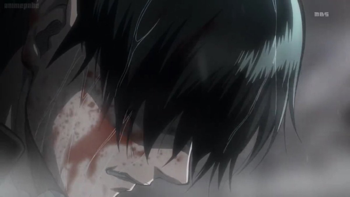 krinkira's tweet photo. levi ackerman stans are weak, show them this scene and they will start crying https://t.co/4lwyD1nnBp