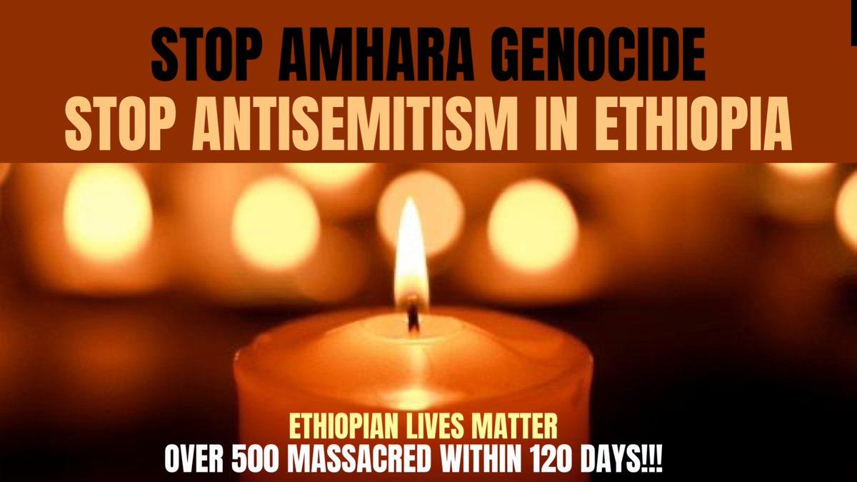Tseday's tweet photo. Over 250 innocent Ethiopians of Semitic heritage have been massacred within the last 24 hours.

Stop #AmharaGenocide 

Stop #Antisemitism in Ethiopia

@CPG_USHMM @genocide_watch @USEAntiSemitism @LaetitiaBader @KenRoth @amnesty @antonioguterres @MinorityRights @UN_Spokesperson https://t.co/rejlWW837Y