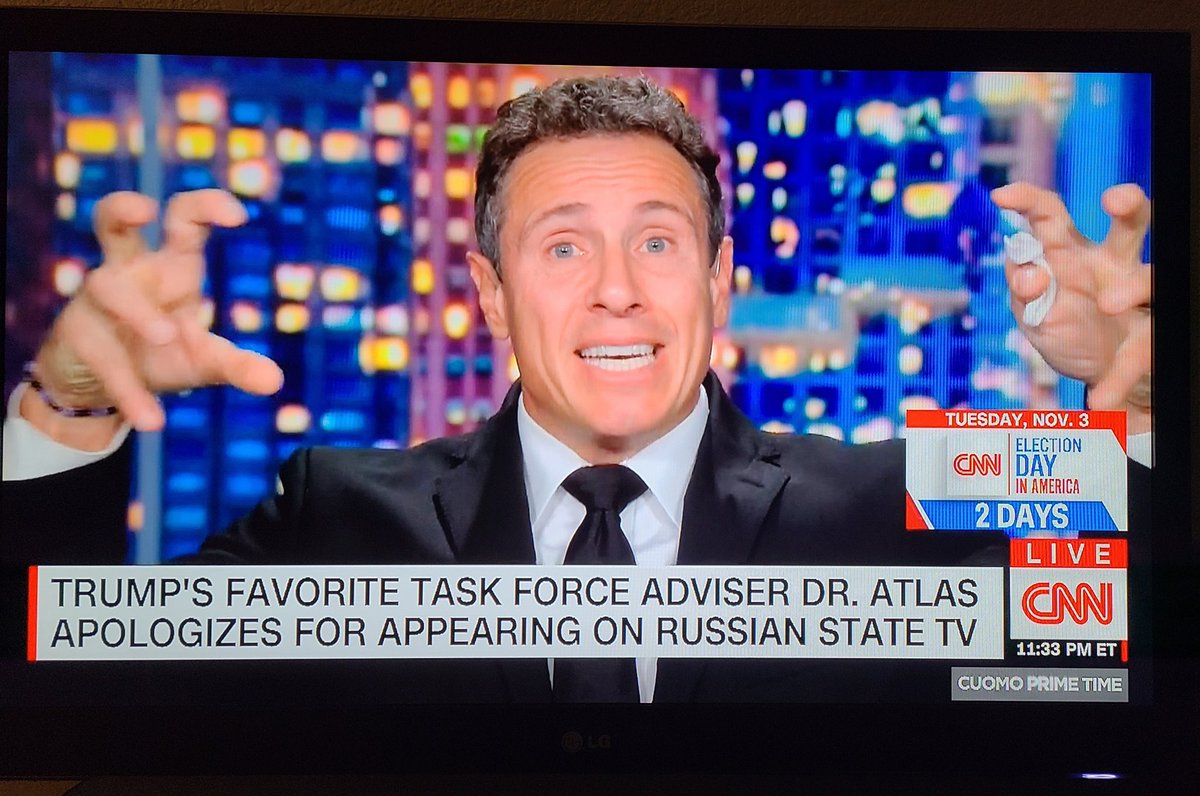 dnb25's tweet photo. Paused the show for a minute to make dinner and happens to get @ChrisCuomo at his best https://t.co/sv8zrZSp2m