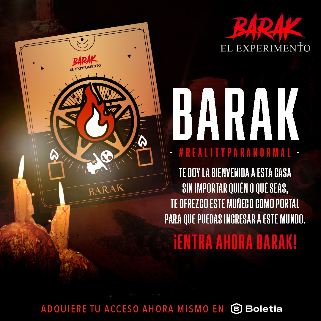 BarakExperiment's tweet photo. Sin importar lo que sea te dará la bienvenida...
Este es el último ritual de #BarakElExperimento...
¿De qué crees que se trate?

¿Qué esperas? No te pierdas ningún detalle y adquiere tu boleto aquí: https://t.co/FWdaMc1onM https://t.co/vzMtYkbibr