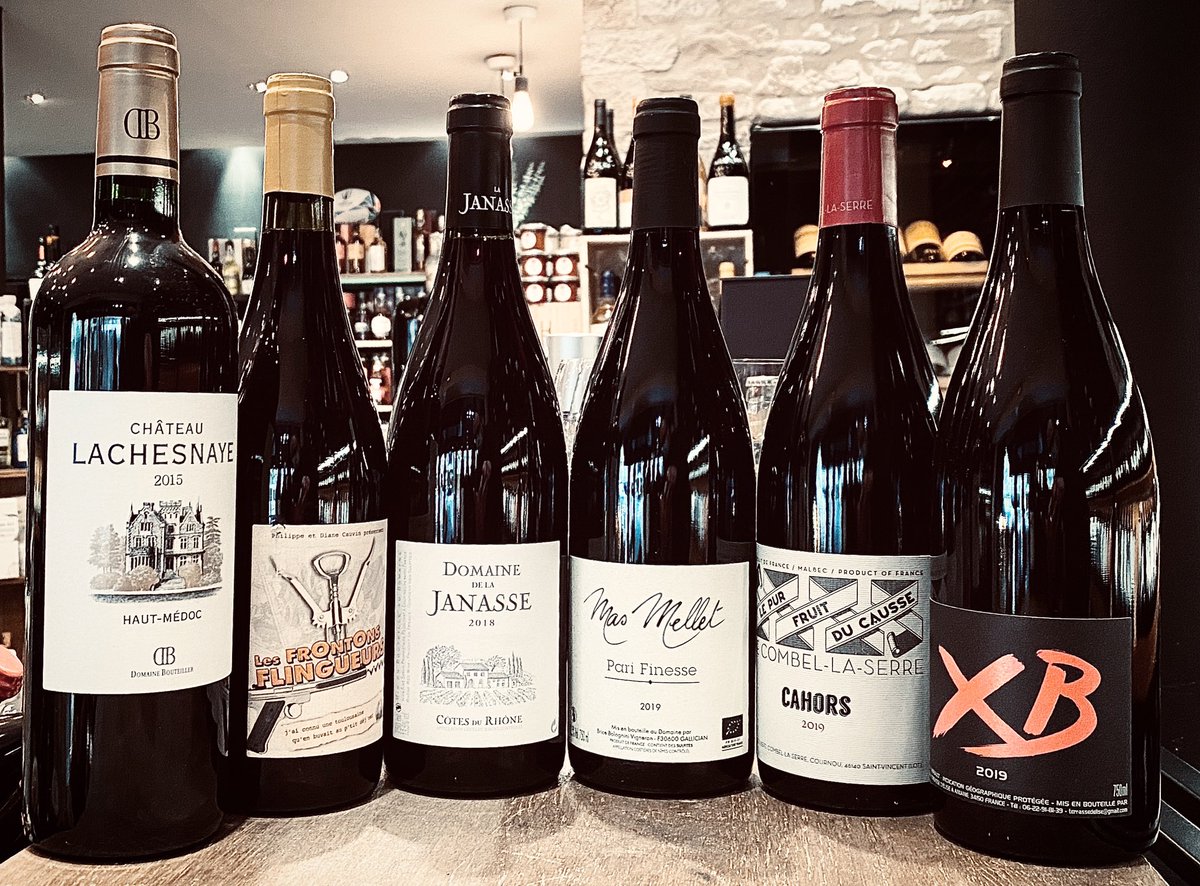 LaNewCave's tweet photo. Kit de survie numero 2 « Grosse Soif » 75€. 6 rouges excellents rapports qualité/prix
Livré chez vous partout en France (gracieusement sur Paris et Hauts de Seine). Pour commander ➡️ contact@lanewcave.fr 
#vin https://t.co/wmizaU0YFI
