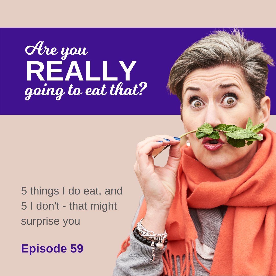 Ever wondered where my podcast title came from?
are you REALLY going to eat that?
It's a phrase I hear a lot, and my answer is usually yes!
In this week's podcast I share the 5 things I do eat, and the 5 I don't - and they might surprise you.
hillstart.me.uk/59