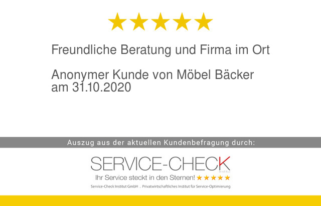 serviceinstitut's tweet image. Aus aktueller #servicecheck #Kundenbefragung von #MoebelBaecker:
service-check.com/bewertungen/ku…