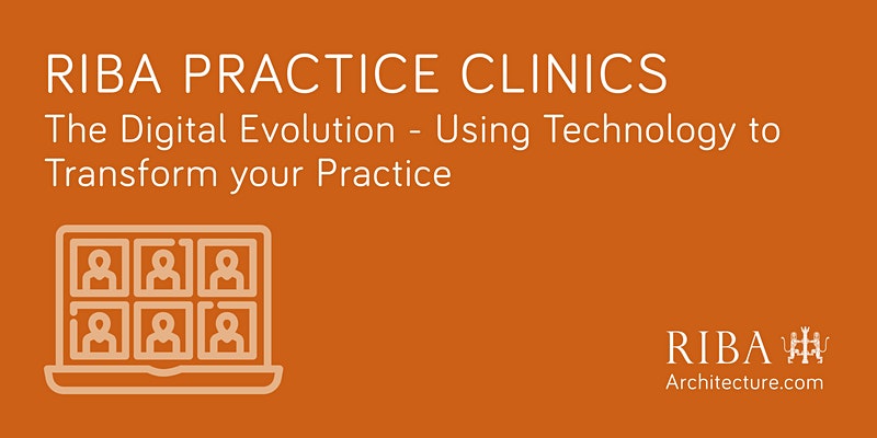 RIBA Practice Clinic: The digital evolution - using technology to transform your practice Thurs, 5 November, 4 to 5.30pm

Book on here ➡️ bit.ly/35Yuk5Y