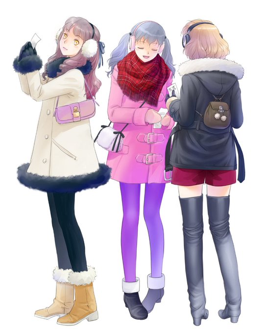 今日っていいタイツの日なんだ〜と思って探したけど、オイラがタイツである事を意識して描いたのってこの4点しかなかった…しかも2人カラータイツ…自分でも「えー?」ってなったよ(^^;;ほとんどがレギンスかガーターストッキングかサイハイソックスだった…_φ(T▽T;) 