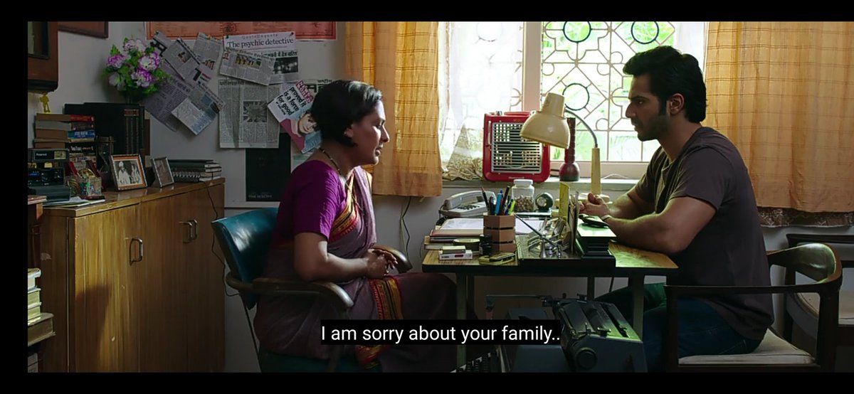 And again the colour of flowers changes to little purple depicting a transition in Raghav's character as he is on his path of becoming Raghu @Varun_dvn  @ash22kalsekar