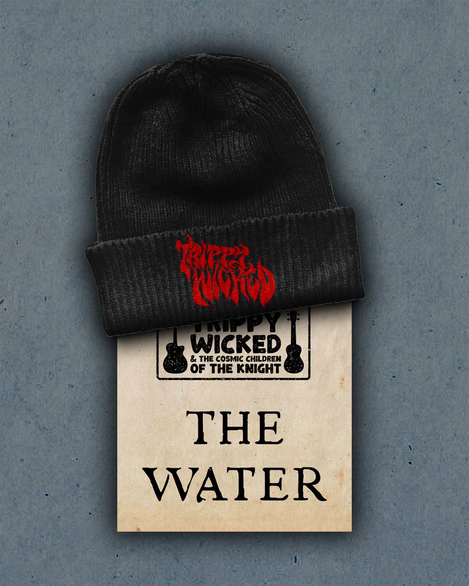 TrippyWicked's tweet photo. Oh... we completely forgot to tell you that last Wednesday we had another acoustic single out. This time it's The Water and here it is wrapped up warm in our new beanie we're launching on Friday. Bandcamp Friday. Friday 6th November. This coming Friday. Friday. https://t.co/b11MXJd1CY