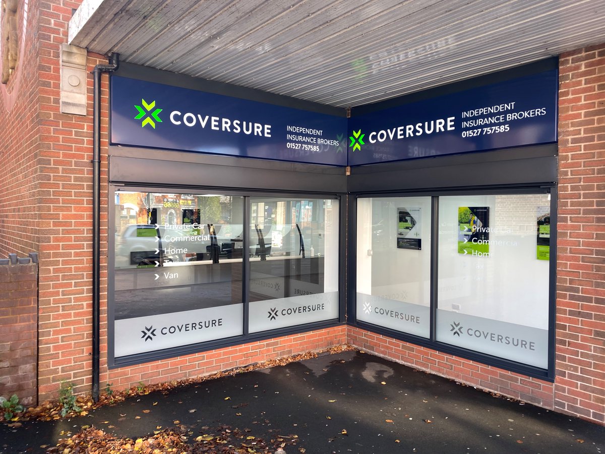 The Coversure #Rebrand continues In #Redditch, who's office is looking fantastic in our new colours. Congratulations to Gavin Martin and the team on a great transformation.