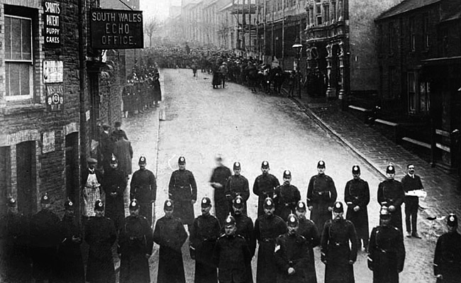 110 years ago yesterday, coal miners at  #Ely pit in Penygraig went on strike. 110 years ago today, authorities in  #SouthWales inquired about  #military military aid, in the event of disturbances caused by the striking miners.This strike would lead to the  #TonypandyRiots 1/
