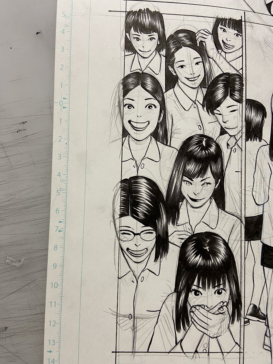 「2gether」2話分で今まで描いた女の子の数を抜いたと思う… 