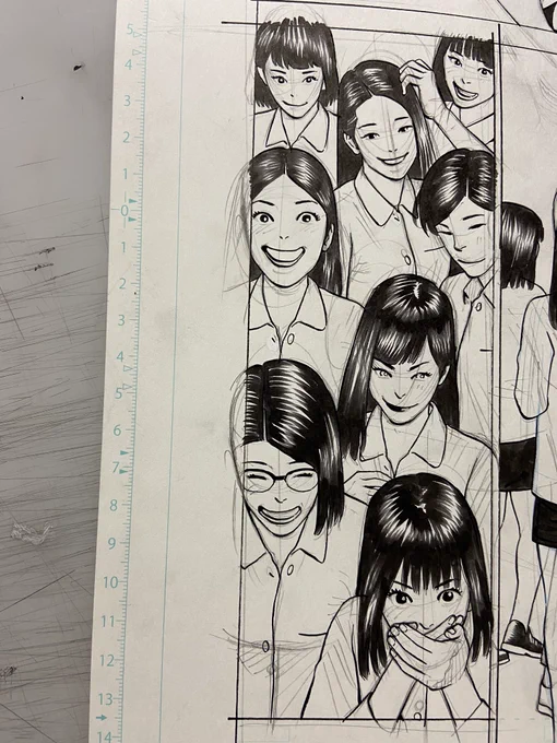 「2gether」2話分で今まで描いた女の子の数を抜いたと思う… 