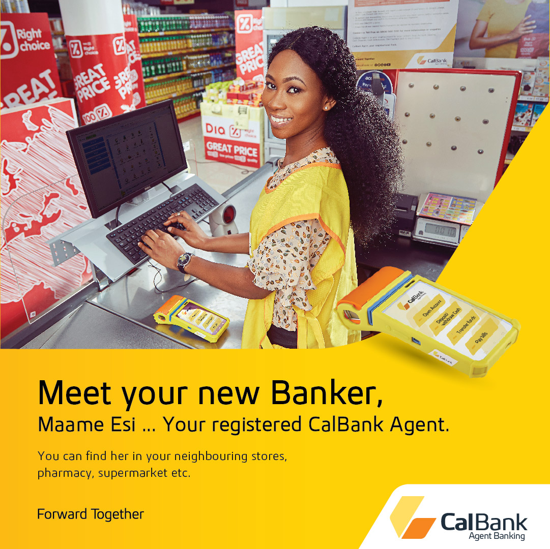 CalBankPLC's tweet image. Bank with convenience in your own neighbourhood with CalBank’s Agent Banking. Our Agent Banking channel gives you easy, convenient and safe access to banking services in your neighbourhood. Look out for your CalBank Agent in your neighbourhood today #AgentBanking #ForwardTogether