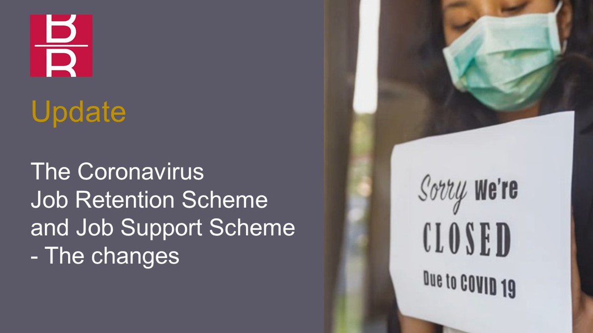 BlickRothenberg's tweet image. On 31 October the UK Government extended the Coronavirus Job Retention Scheme (CJRS), or #Furlough Scheme as it’s also known, for another month and delayed the #JobSupportScheme

We’ve updated our guidance:
hubs.la/H0z3vB70