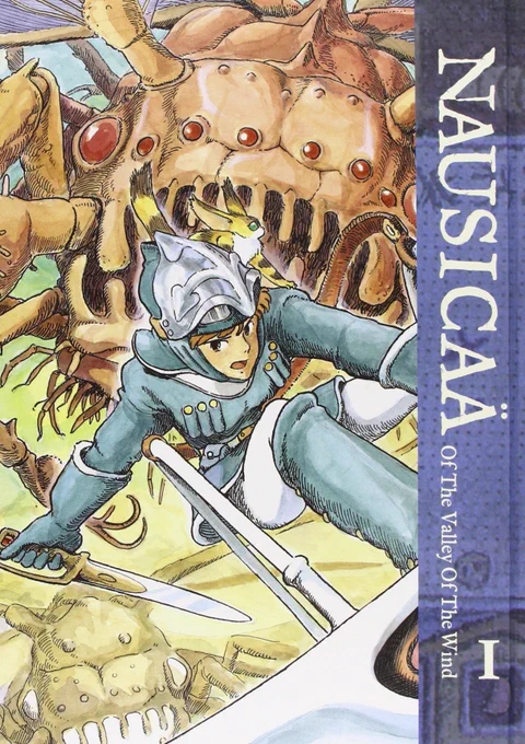 Nausicaa Valley of the wind - Hayao Miyazaki. I'm still surprised that people don't know about the original comic. It's so good! The movie only covers 1/3 of the comic so if you haven't read it, your mind gonna be blown away ? ( My perspective on movie changed afterwards ) 