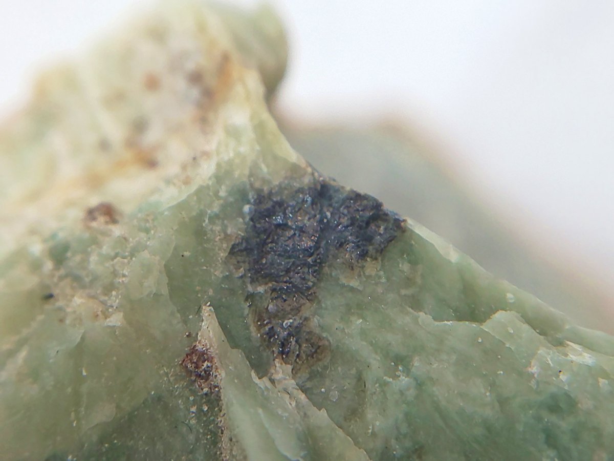 若桜のヒスイ輝石】 産地：鳥取県八頭郡若桜町角谷 新潟県で産する