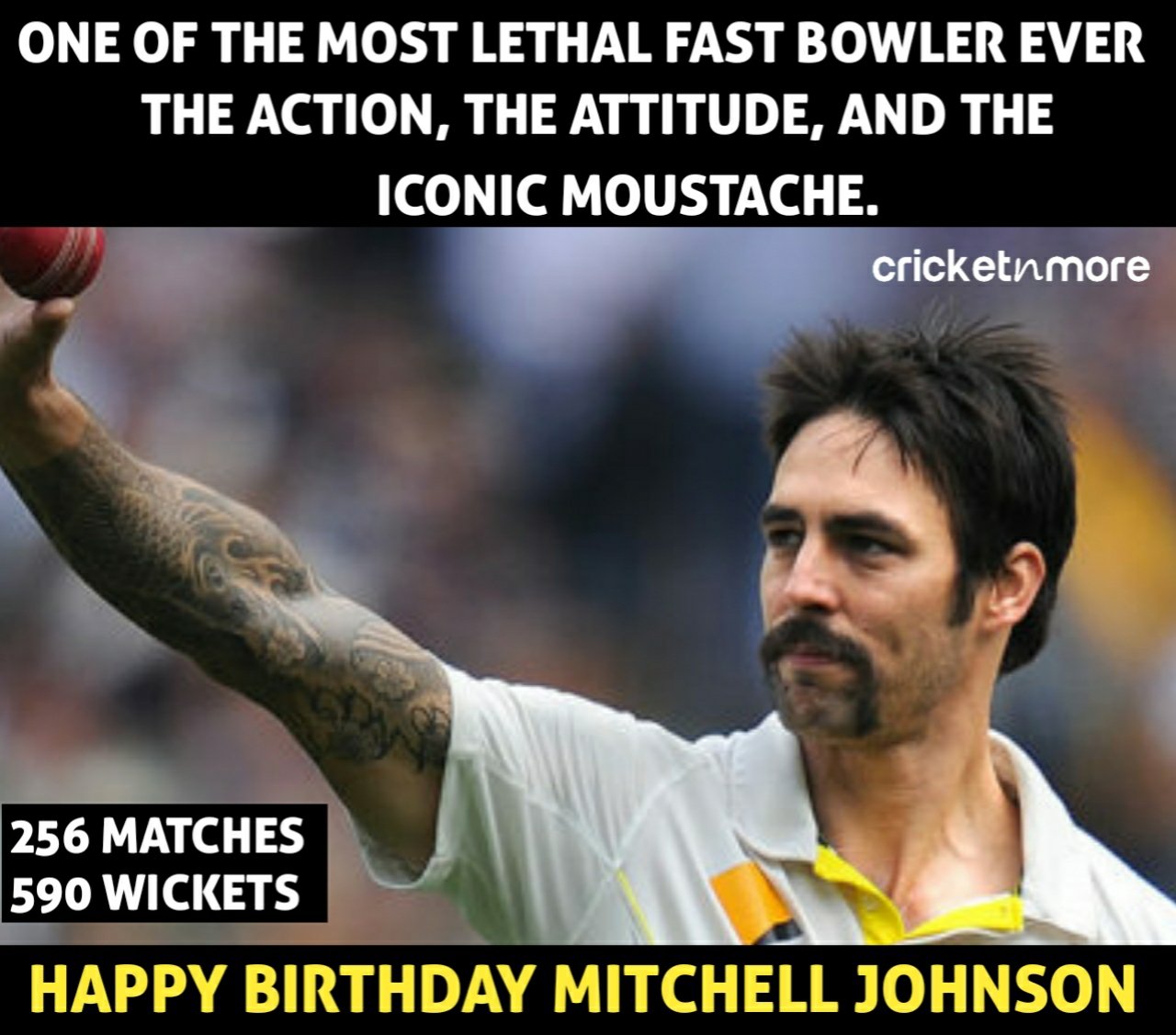 Happy Birthday Mitchell Johnson!
.
.  