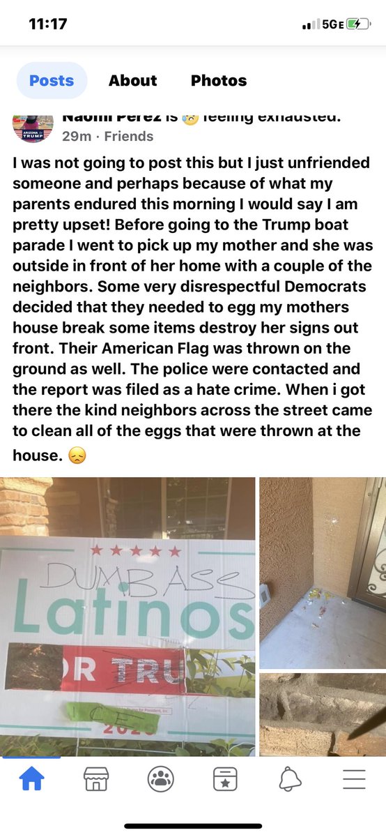 followyourarrow's tweet photo. This pisses me tf off. I respect people’s opinions whether I agree with them or not but stepping on to my grandparents property to fuck with their shit is crossing the line. https://t.co/nfxM5zbjAs
