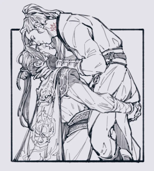 #yuwu #ximang WIP) kiss on the nose 