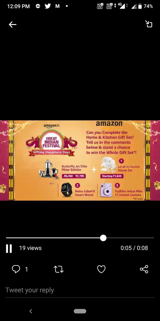ignite0123's tweet photo. @amazonIN 1)Larah by Borosil dinner set @amazonIN  #AmazonGreatIndianFestival #AmazonGiftingHappinessDays https://t.co/KuIshOYp00