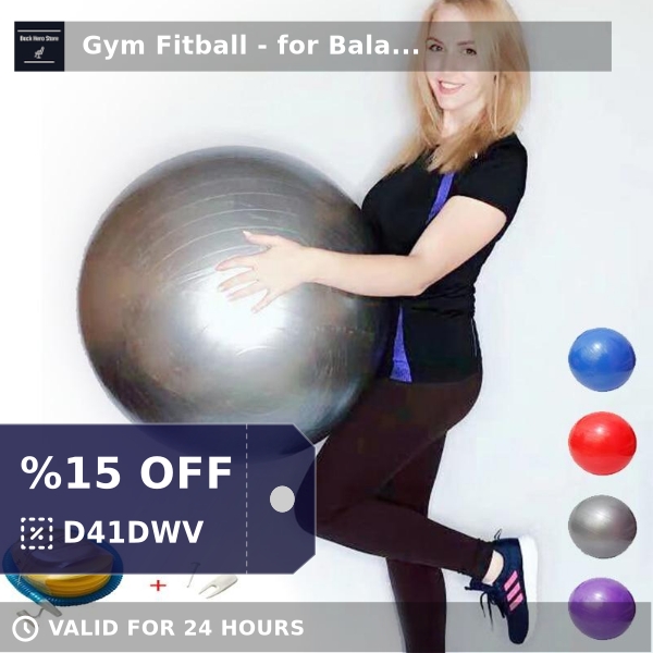 BackHero_Store's tweet image. Check out this product 😍 Gym Fitball - for Balancing / Core Fitness 😍

🛍 Shop now 👉👉 shortlink.store/vG-aKGzLH 
(Discount will automatically be applied during checkout)