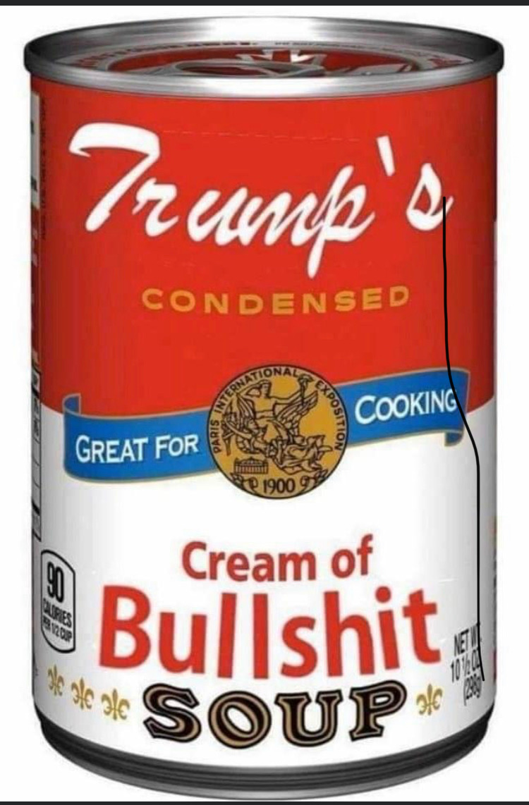 Justice72362804's tweet photo. @JordenCollins @ericcervini @JordenCollins
Spoken like a true Trumpster. Trump is #crookeddonald, #corruptdonald and a conman. First you drank the Kool-Aid, now you're slurping the soup. https://t.co/4xTsvmAchy