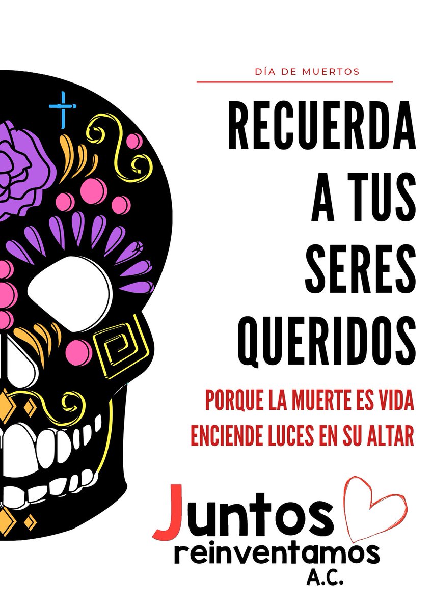 JReinventamos's tweet photo. Recuerda a tus seres queridos.
#JuntosReinventamoS
# https://t.co/FN5gZaarIT