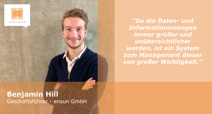 ADSCAPEvalantic's tweet photo. ADSCAPE PIM-Reporter Blog - z.B. Benjamin Hill von ensun im Interview #pim #pimberater #ensun #pimistunserepassion #adscape #valantic - https://t.co/PF57aitde4 https://t.co/JV2qscHyla