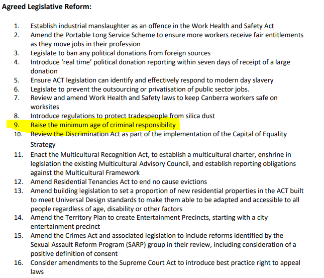 [Thread] This morning I was thinking about 29 July 2020 when Attorneys-General around the country slammed the cell doors shut on children as young as 10. The commitment from the ACT this arvo to  #RaiseTheAge shows all state governments what leadership looks like.