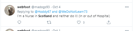 4/ Firstly, which hospital does Madogs93 work in? There's only two 1600 + 'bedders' in the UK; Manchester & Glasgow. Madogs claims to work in Scotland, which narrows it down. It must be Queen Elizabeth University Hospital in Glasgow. Also Madogs93 had said she works in Scotland