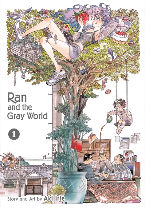 1. Ran and the gray world - Aki Irie. The line drawing quality and details is out of this world. All of the characters are lovable too. 