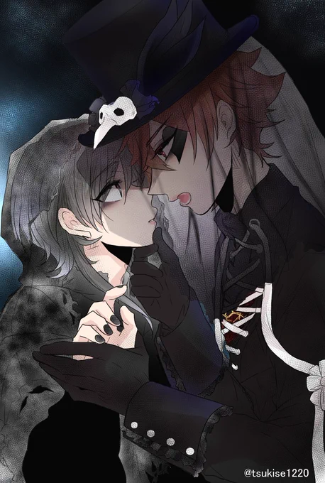 "trick or treat?"(エー監♂)
#twstプラスB 