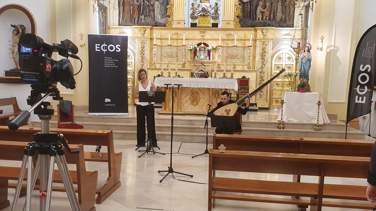 ecos_festival's tweet photo. 📸Así fué la grabación del concierto de @OlallaAleman y @zapicodani en la iglesia Santa María la Real de #Aledo

¡Gracias a los que lo habéis hecho posible!🎶  #CulturaSegura https://t.co/LImF7GoQ2G