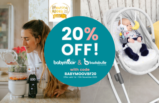 🌟20% off ALL Babymoov and Badabulle products until the 15th November 🌟

Enter BABYMOOVBF20 at checkout
👉 preciouslittleone.com/babymoov/
👉 preciouslittleone.com/badabulle/
