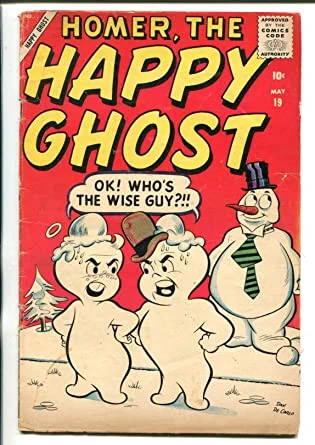 Homer the Happy Ghost is a comic oddity. It's a Casper ripoff with Archie's face written by Stan Lee and published by Marvel comics.

When are we getting Homer the Happy Ghost in the MCU? 