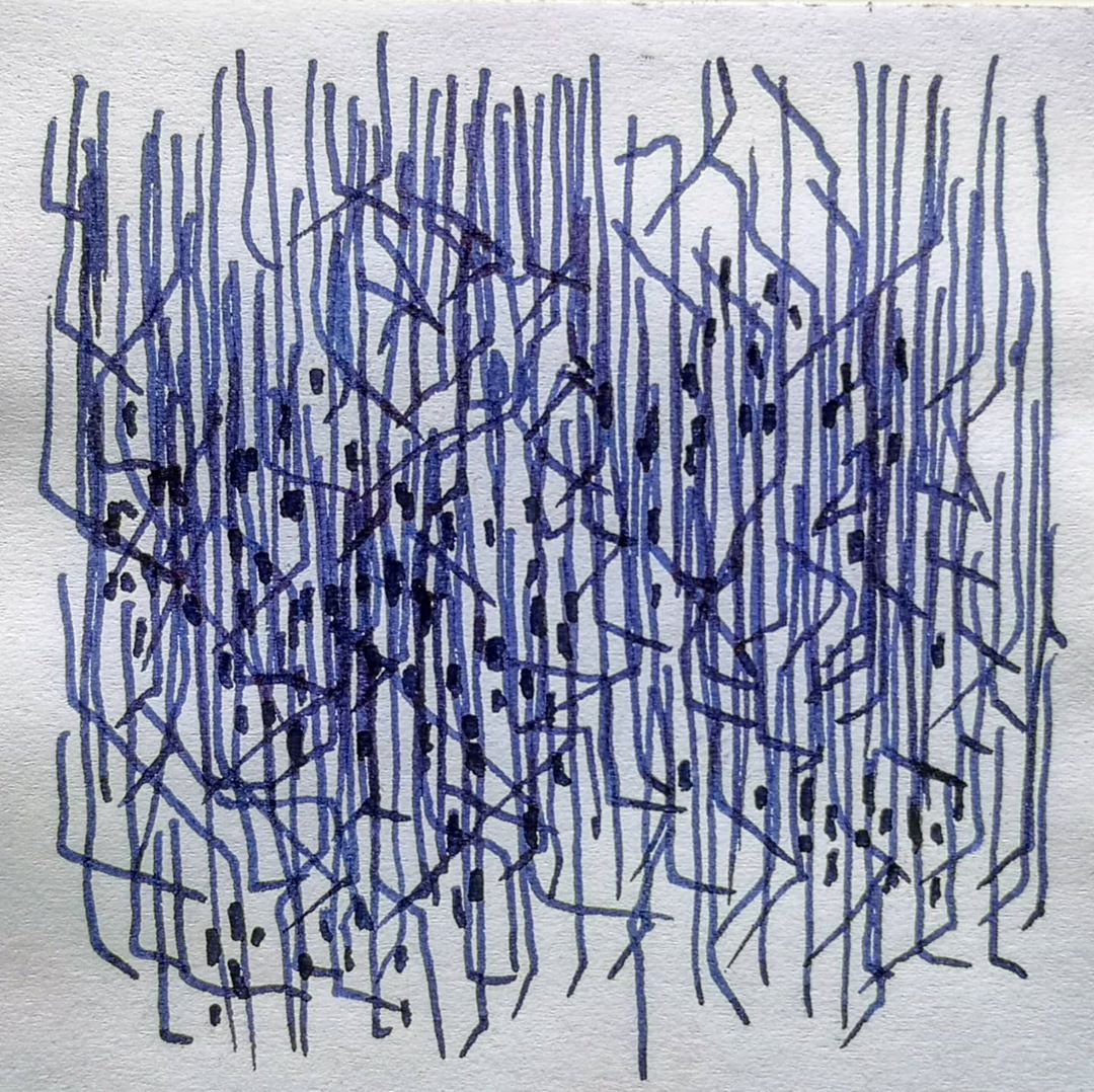 Nurbin Paker moderatörlüğündeki Stüdyodan Notlar'ın konuğu Burak Altınışık, niteliksel ve niceliksel özellikleri üzerinden eskizin nasıl bir düşünme aracı olabileceğini araştırıyor. <a href="/NurbinPaker/">Nurbin Paker</a> <a href="/burakaltnsk/">burakaltınışık</a>

xxi.com.tr/i/eskiz-ve-ciz… 

🖌️Hüseyin Yanar, “Forest of Blues”, 2020