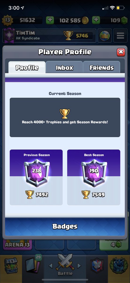 TimTimCR1's tweet image. Deserved top 100 but the fact that I was able to even get close in a meta where my deck had literally no good matchups is cool I guess