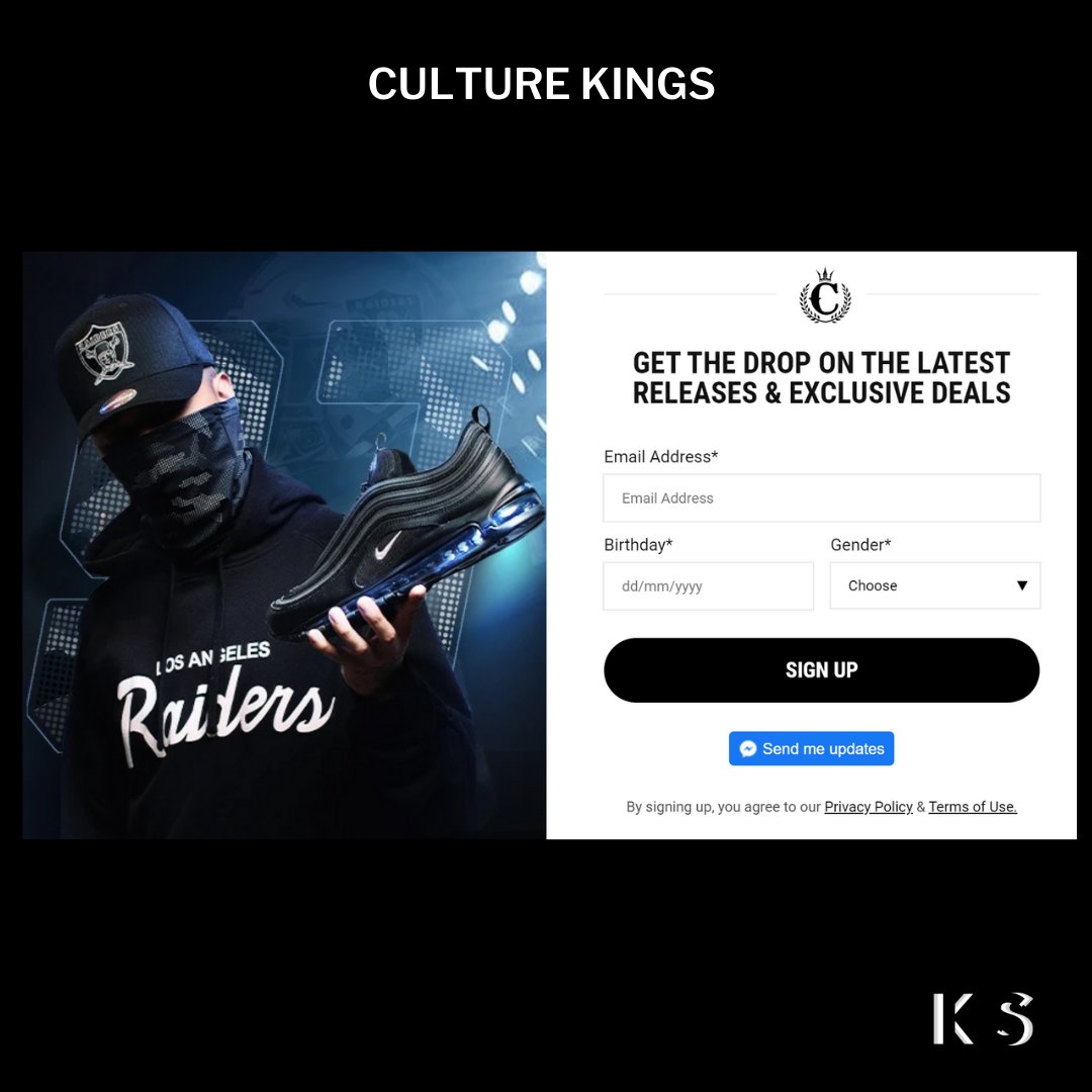 Email is the most cost-effective acquisition and conversion channel.  Average conversion rates = 4.29% compared to 1.81% for social. Implementing a pop up on your eCommerce site to capture emails is the number 1 way to drive a database. Pop Up Inspo.
