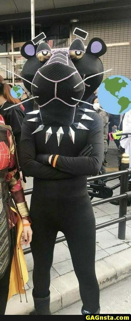 puregag's tweet photo. Black panther ahahaha https://t.co/fVXob1VmPf