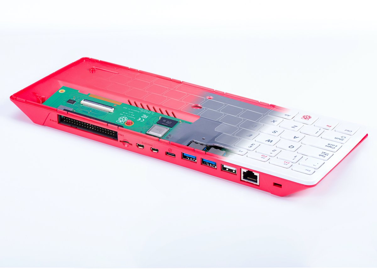 Raspberry_Pi's tweet image. We completely redesigned Raspberry Pi 4 4GB to fit inside the new Raspberry Pi 400 raspberrypi.org/blog/raspberry…