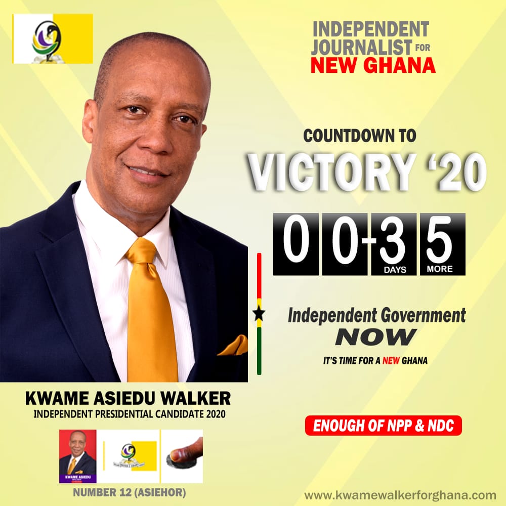 AsieduWalker's tweet photo. #ANewGhanaInComing
#WalkWithJoy
#Ghana
#35daystovote https://t.co/ku8uzrjsuX