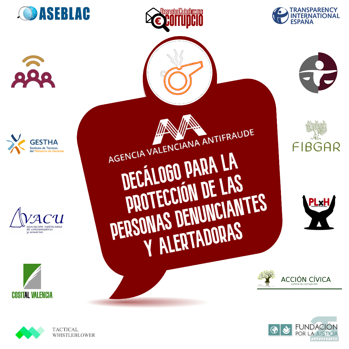📄El Consejo de Participación de la Agencia Valenciana Antifraude aprueba un #decálogo de principios para proteger a las personas denunciantes de #corrupción ✅Puedes leer la información aquí ➡️bit.ly/3eg5XEK
#Whistleblower #fraude