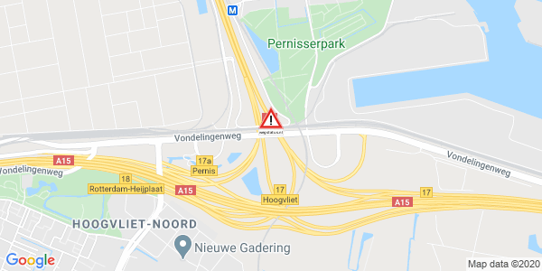 Melding ongeval Verbindingsweg Nijmegen