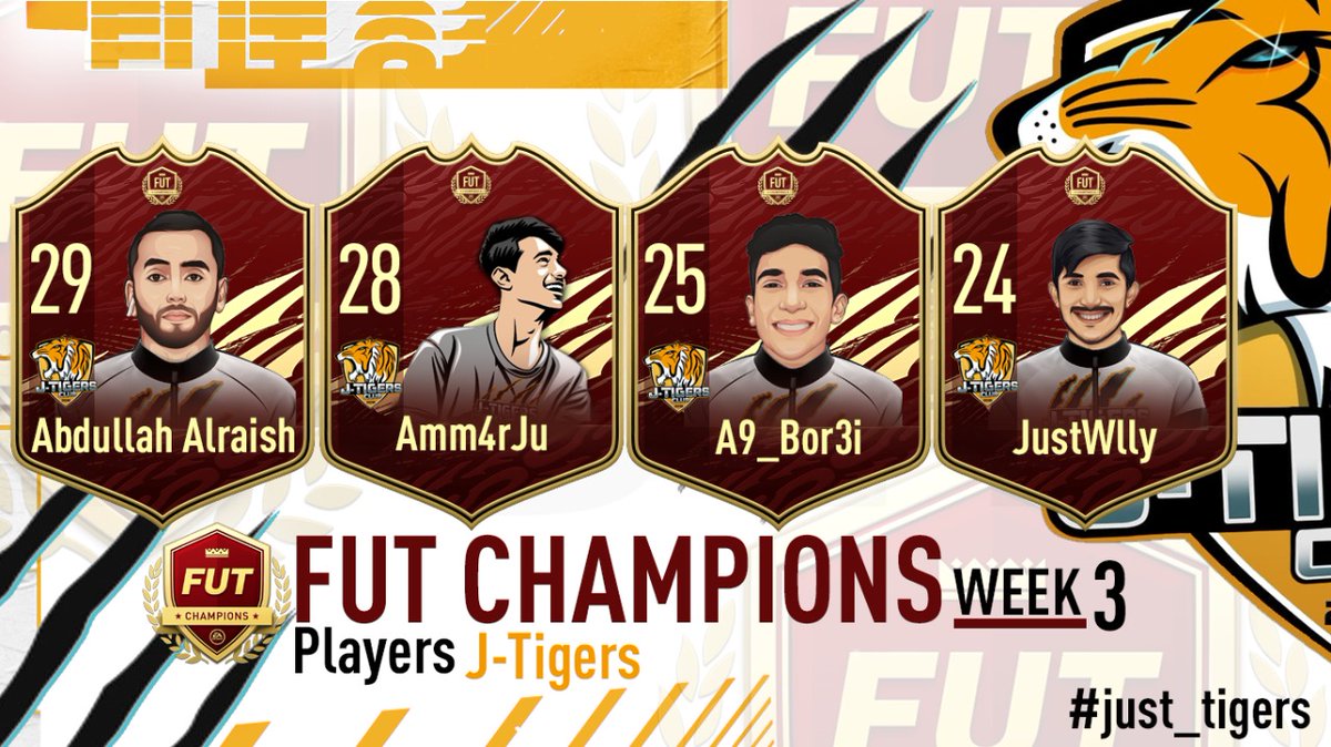 Just_Tigers's tweet photo. أرقام نمورنا في #futchampions
الأسبوع رقم #3

#Fifa21
#just_tigers 🐅🖤💛 https://t.co/ke3TBjYUZh
