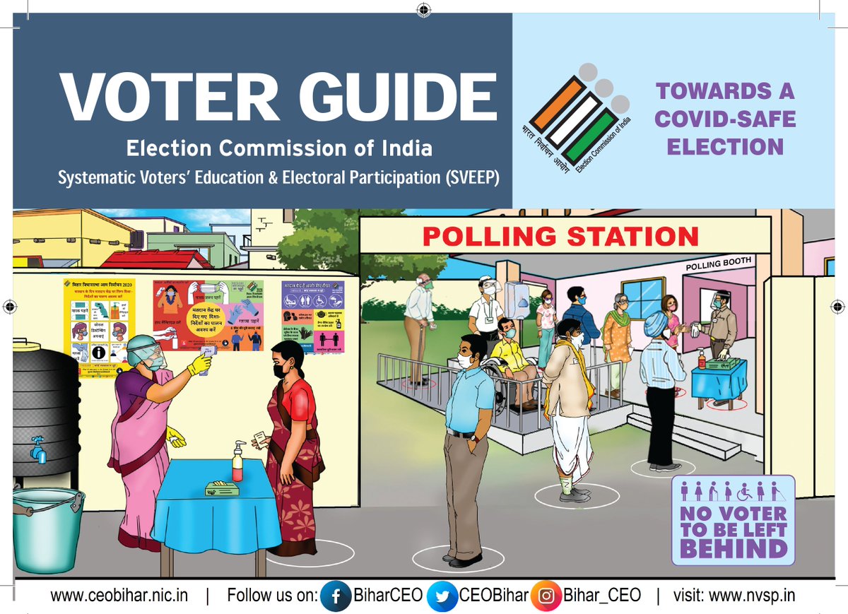 SaharsaSveep's tweet photo. voter guide posters in english and hindi https://t.co/l5Th2K8pVZ