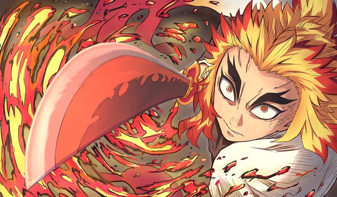 煉獄杏寿郎のtwitterイラスト作品
