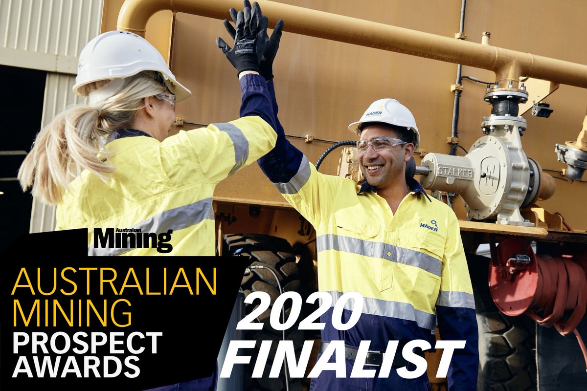 Mader Group is excited to announce that we have been selected as a finalist for the Contract Miner of the Year in the 2020 Australian Mining Prospect Awards.

Read more here, bit.ly/3kPnhD6